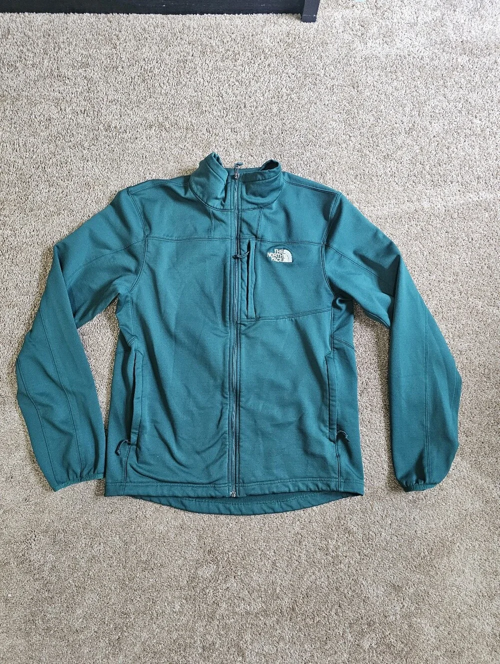 The North Face Men's Teal Lightweight Full-Zip Jacket Size M